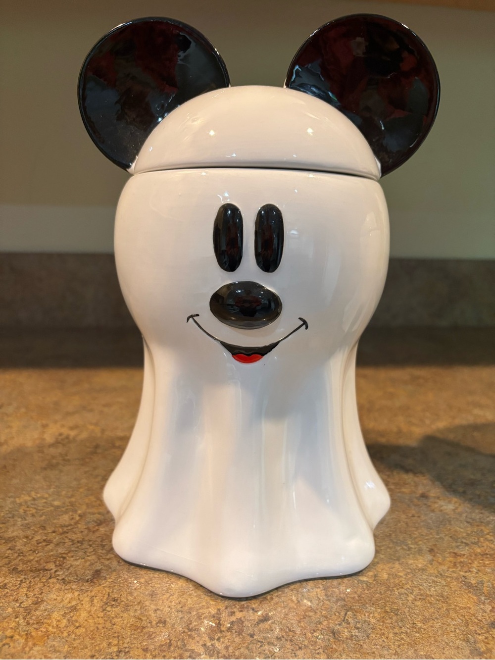Disney Mickey Mouse Ghost cookie Jar canister home decor